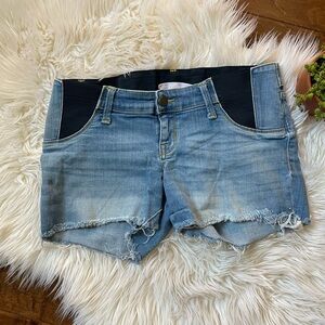 Isabel Maternity Jean Shorts